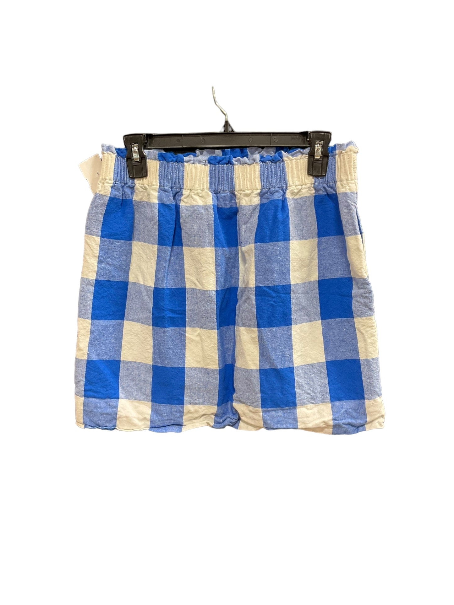 Blue & White Skirt Midi J. Crew, Size M