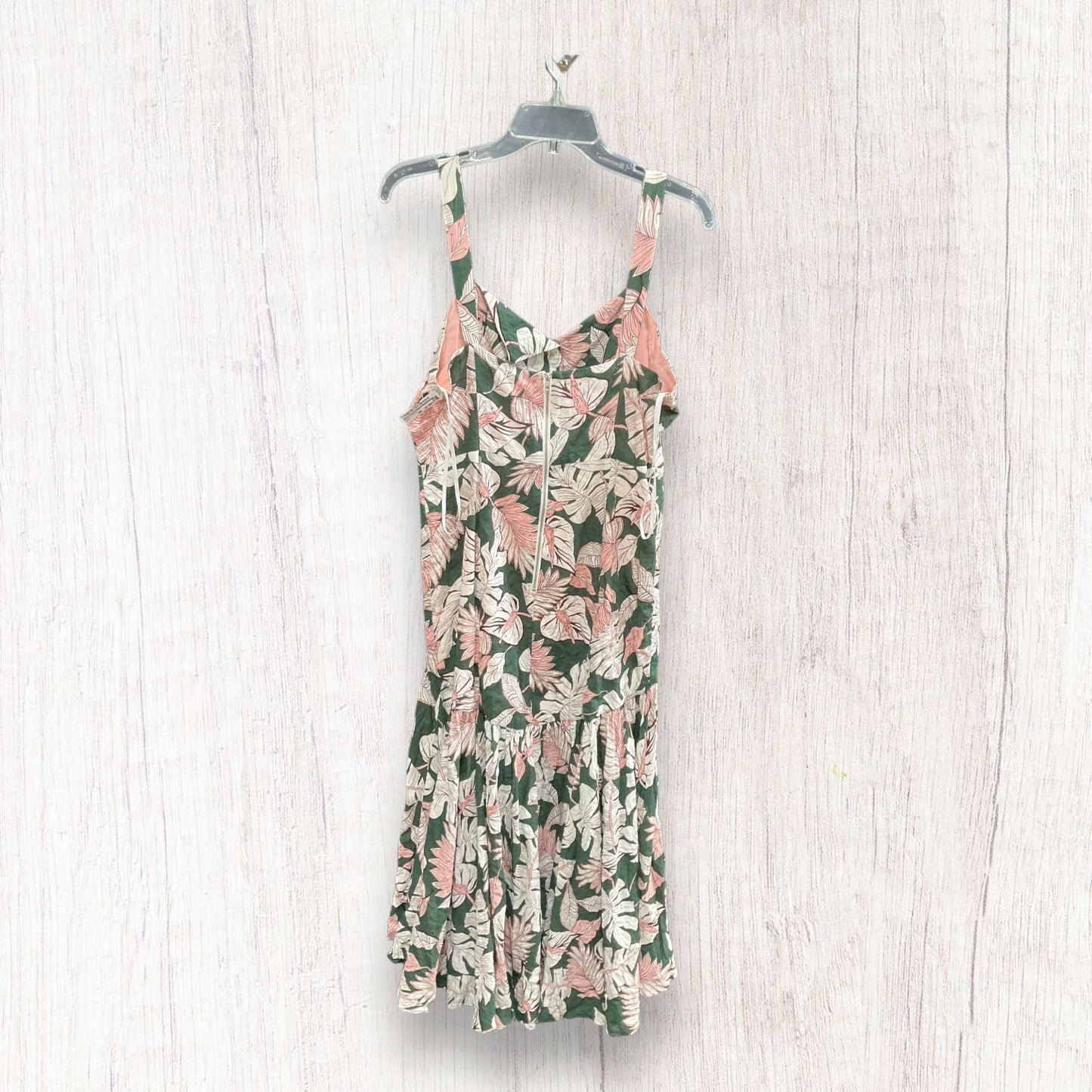 Green & Pink Dress Casual Midi Gianni Bini, Size L