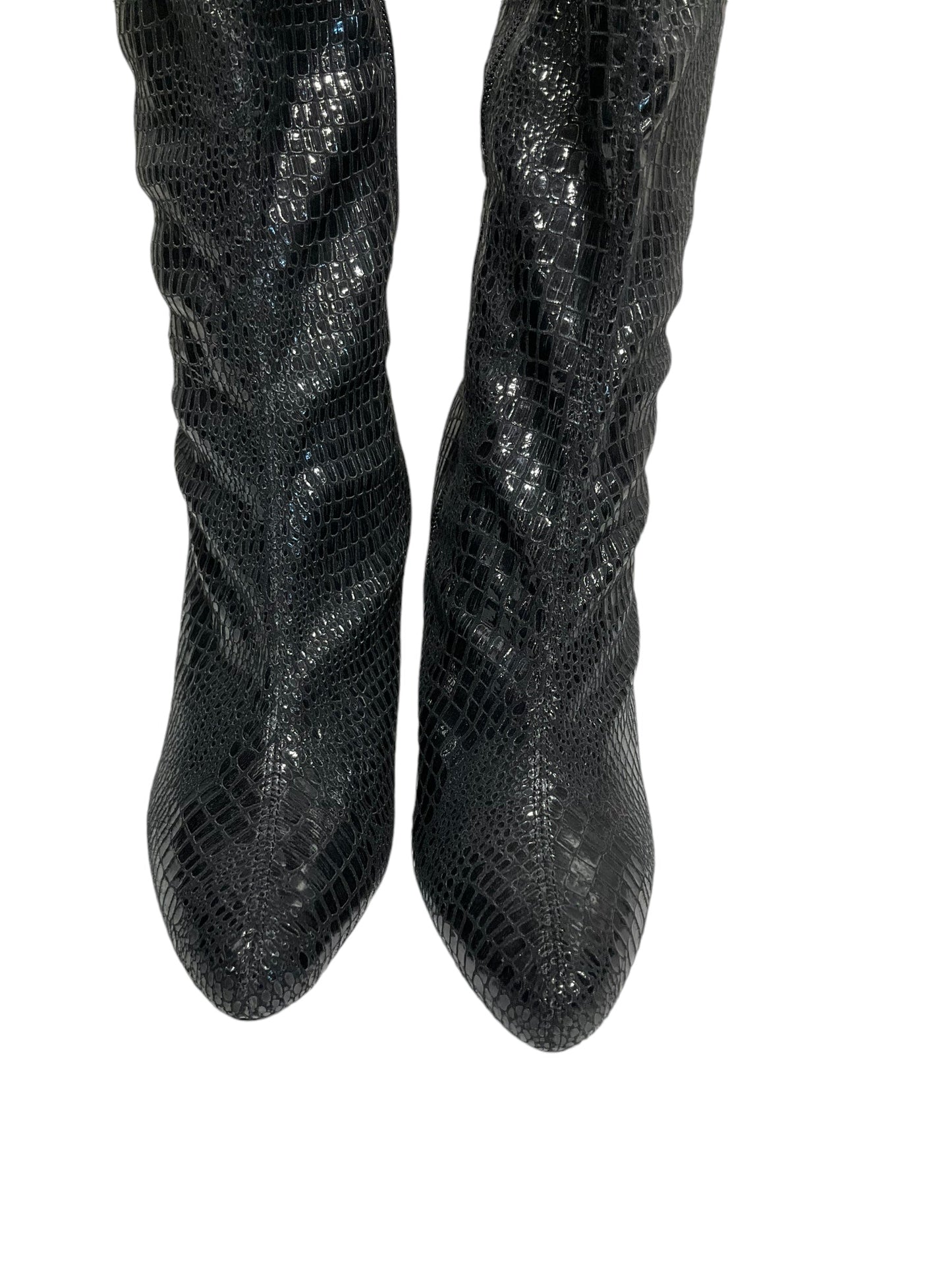 Boots Knee Heels By White House Black Market In Black, Size: 9.5