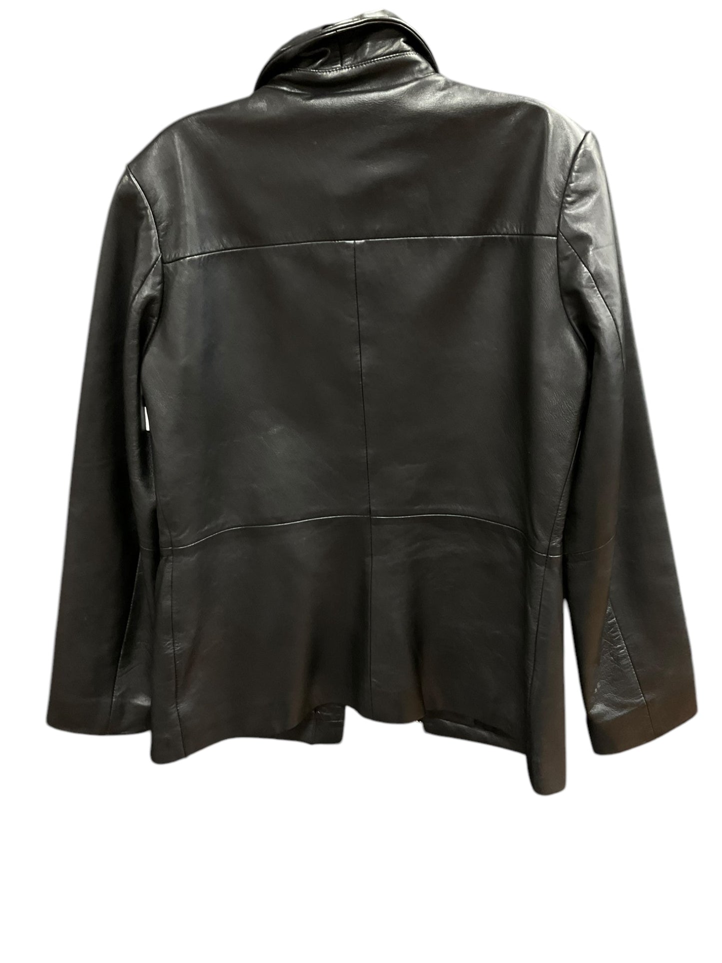 Jacket Leather By Old Navy In Black, Size: M