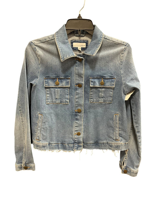 Jacket Denim By Loft In Blue, Size: S