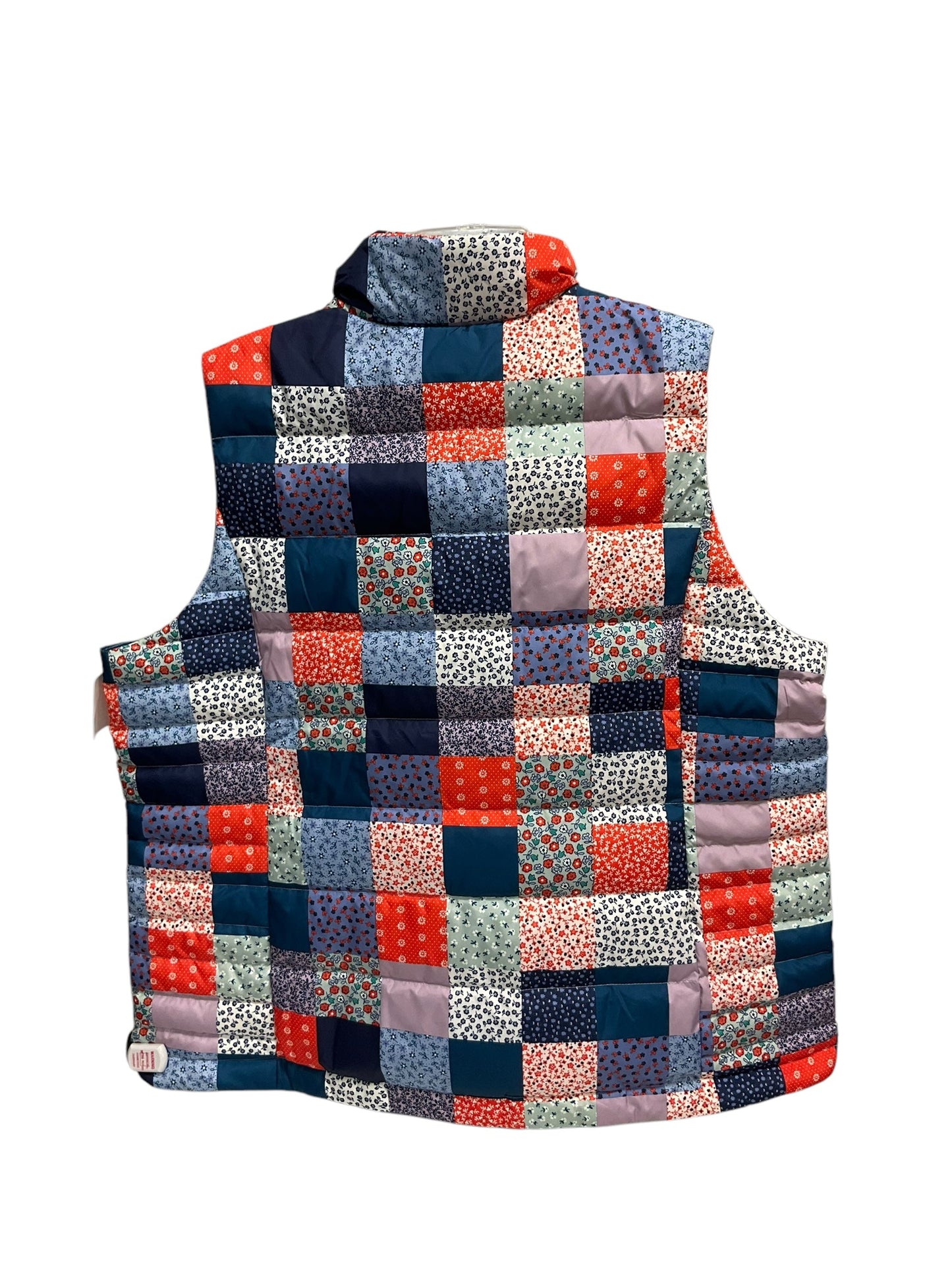 Vest Puffer & Quilted By Lands End In Multi-colored, Size: 1x