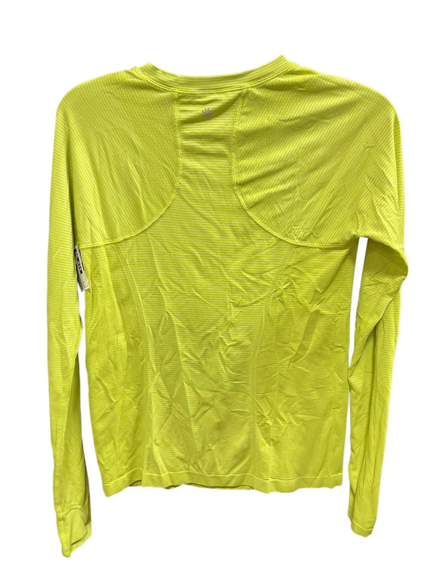 Athletic Top Long Sleeve Crewneck By Athleta In Green, Size: M