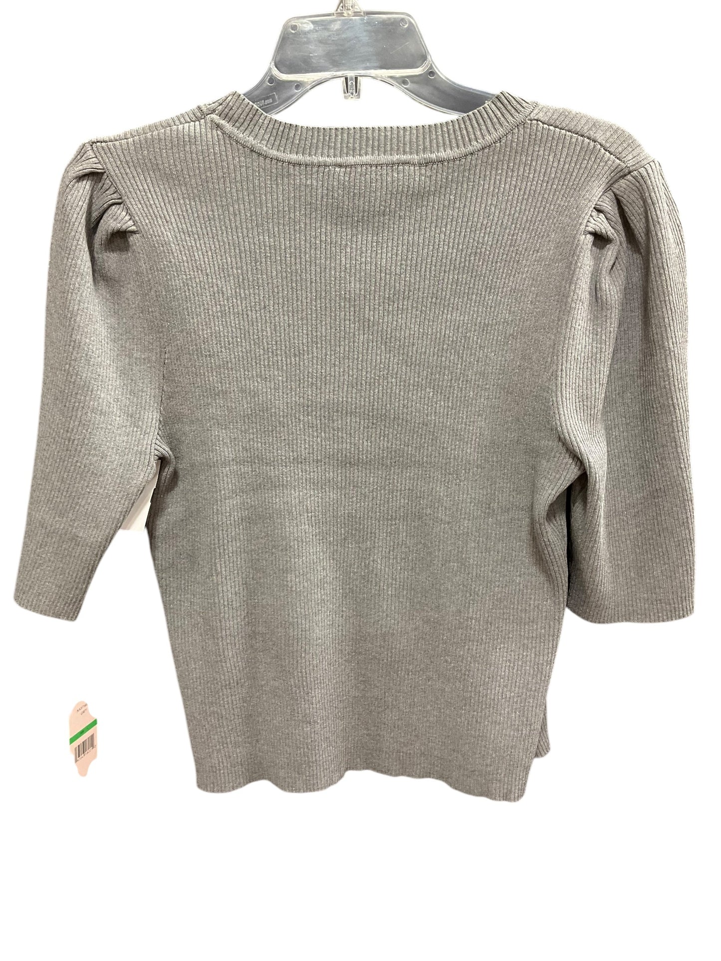 Top Short Sleeve By Nanette Lepore In Grey, Size: L