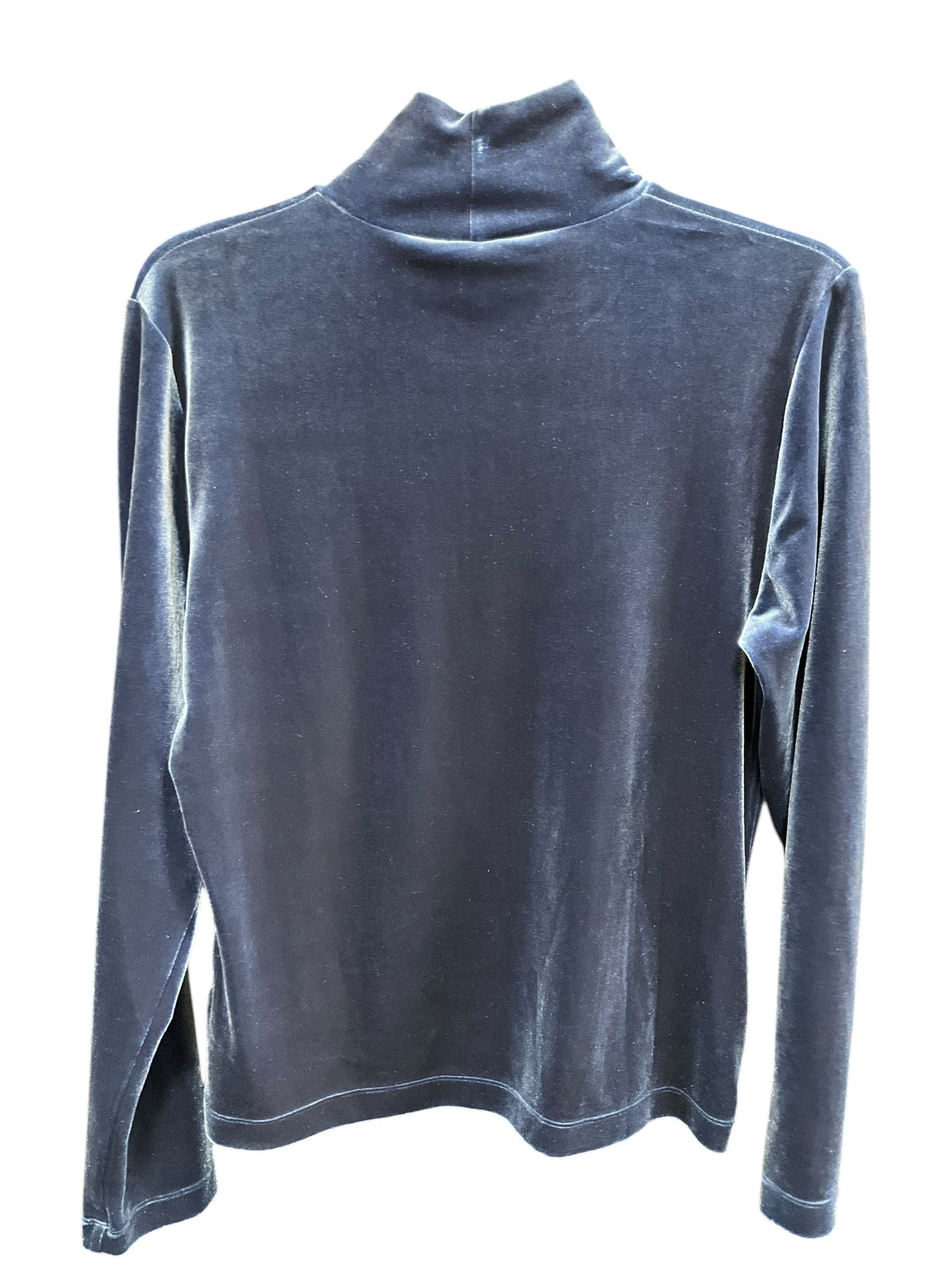 Top Long Sleeve By Lands End In Blue, Size: M