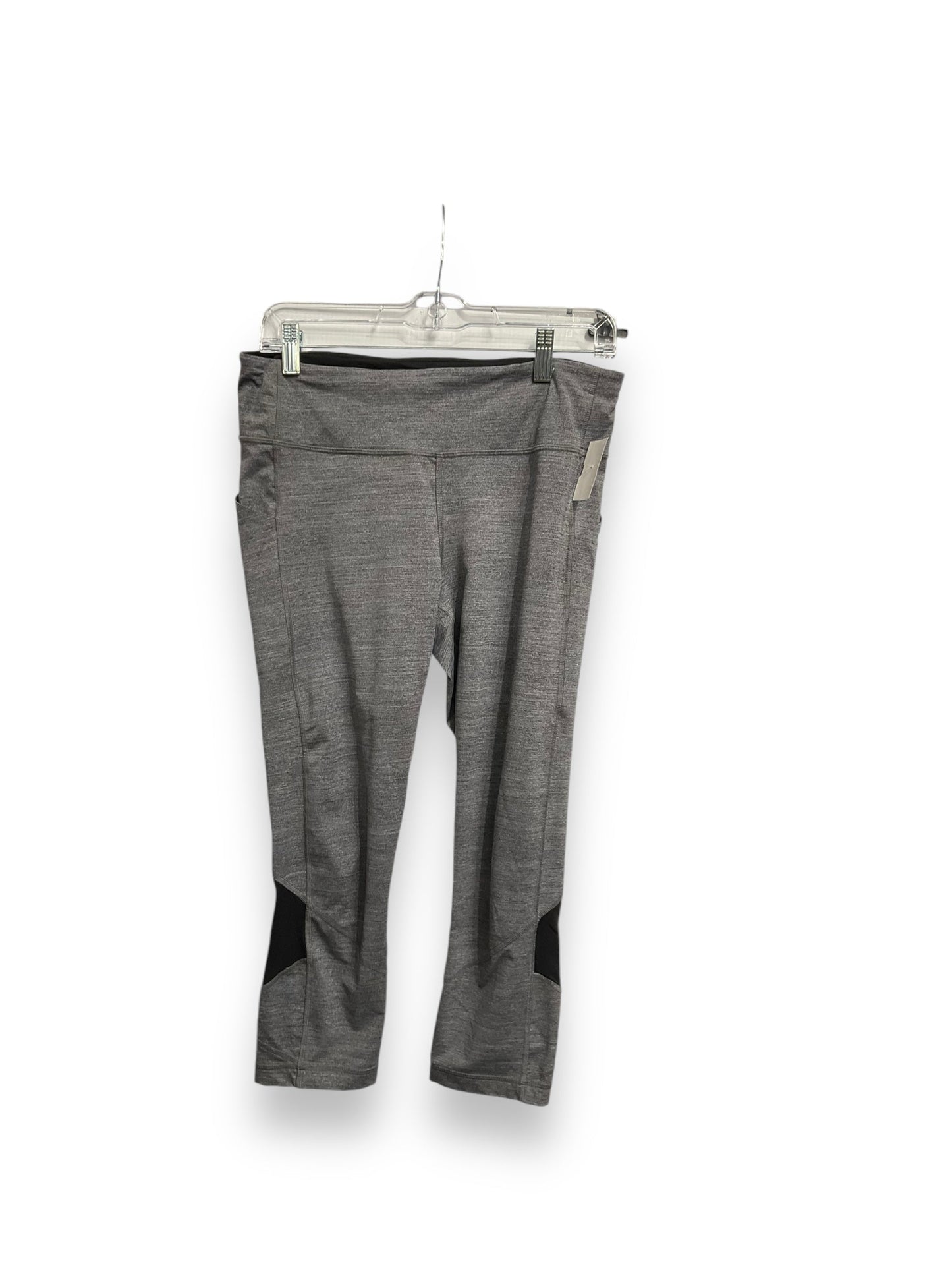 Athletic Capris By Lululemon In Grey, Size: Xl