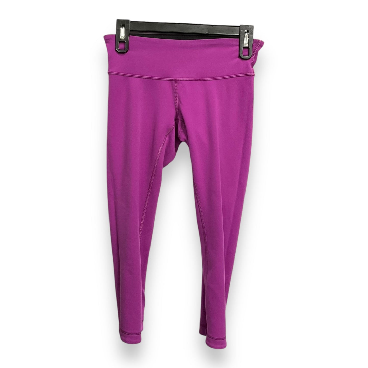 Athletic Capris By Lululemon In Black & Purple, Size: 6