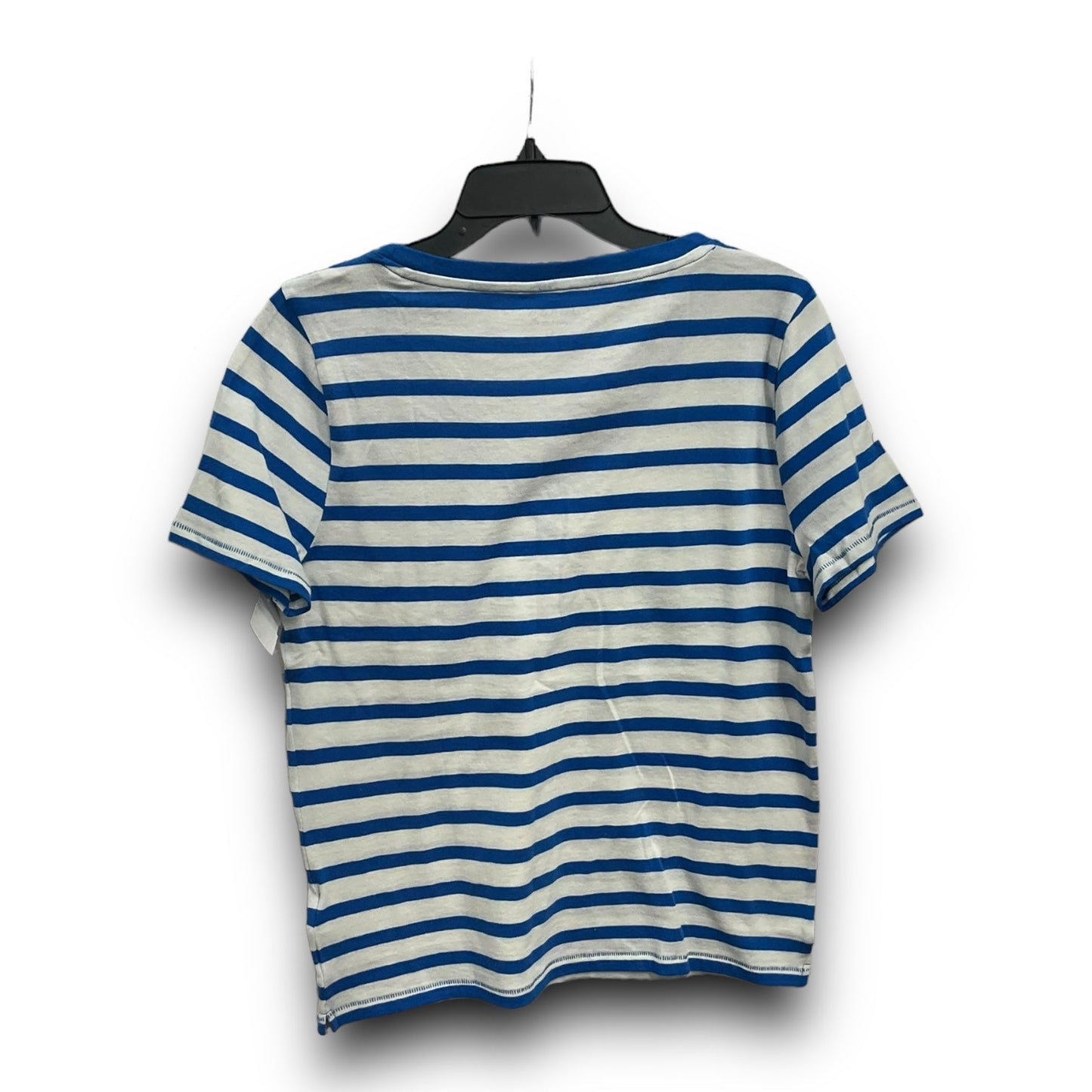 Top Short Sleeve Basic By J. Crew In Striped Pattern, Size: S