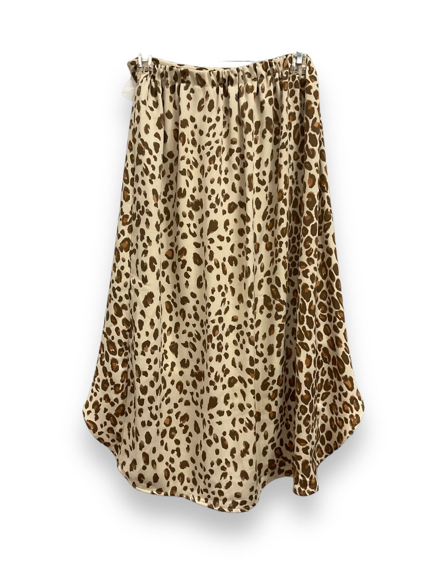 Animal Print Skirt Midi Express, Size S