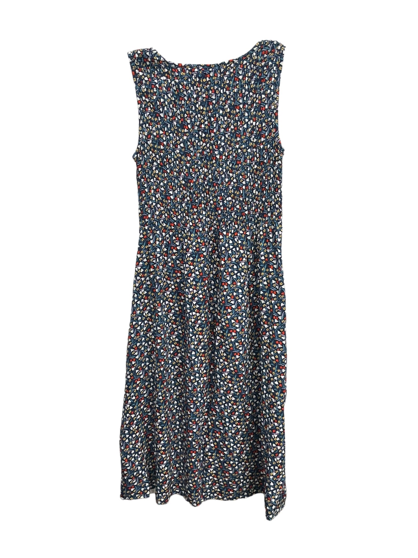 Floral Print Dress Casual Midi Croft And Barrow, Size Petite   Xs