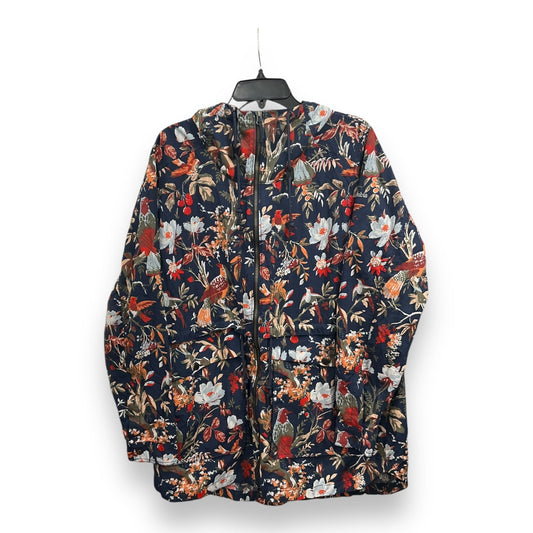 Jacket Shirt By Columbia In Floral Print, Size: Xl