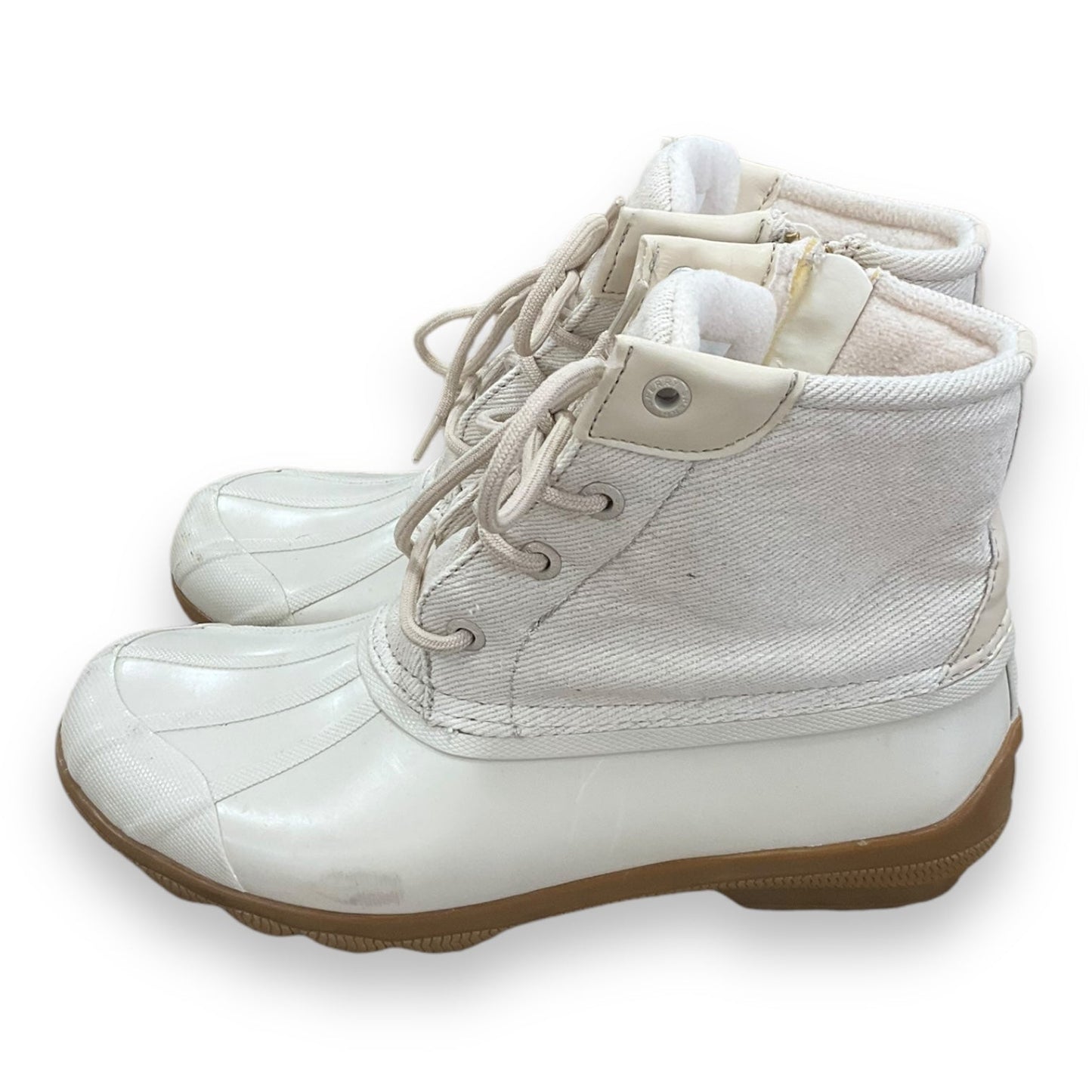 Boots Snow By Sperry In Cream, Size: 7.5