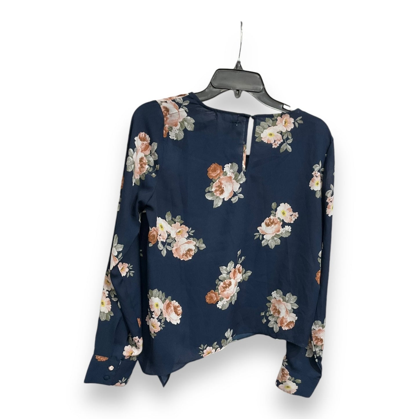 Blouse Long Sleeve By Socialite In Floral Print, Size: S