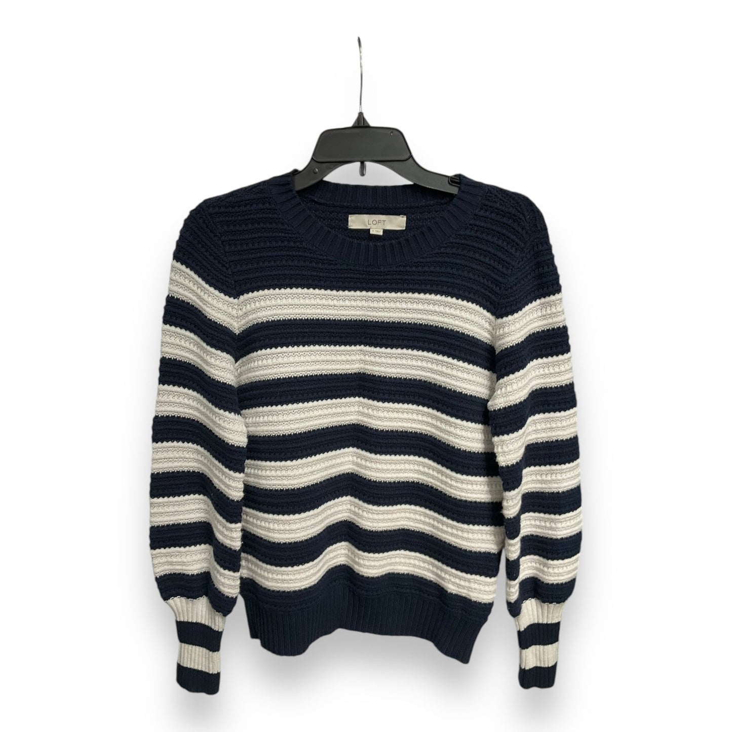 Sweater By Loft In Striped Pattern, Size: S