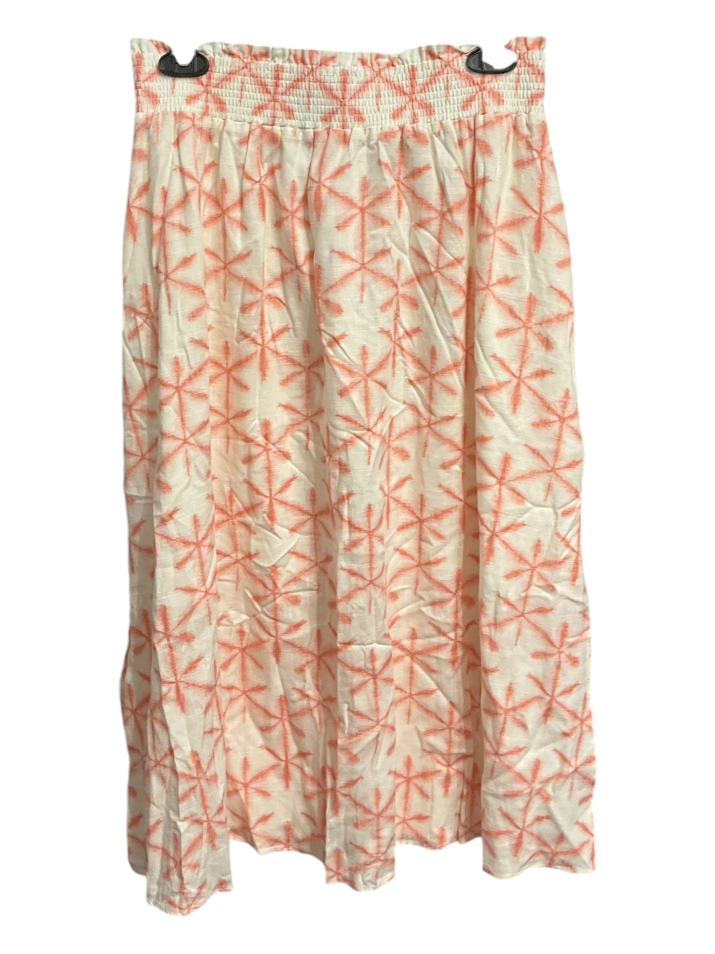 Skirt Maxi By Loft In Pink & White, Size: S