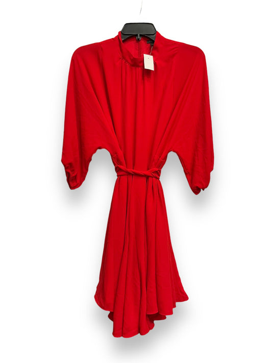 Dress Party Midi By Ann Taylor In Red, Size: S