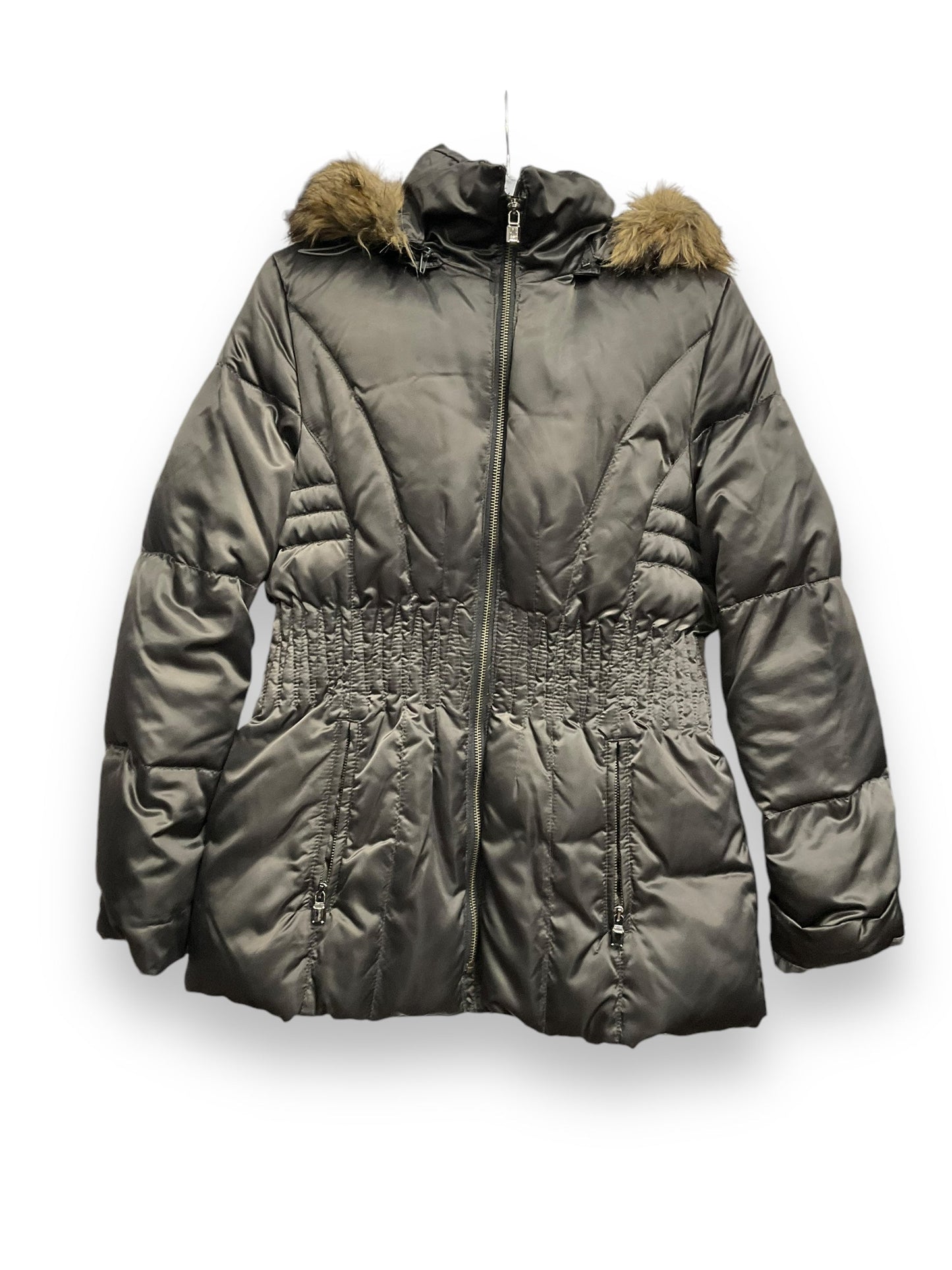 Coat Puffer & Quilted By Laundry In Green, Size: L