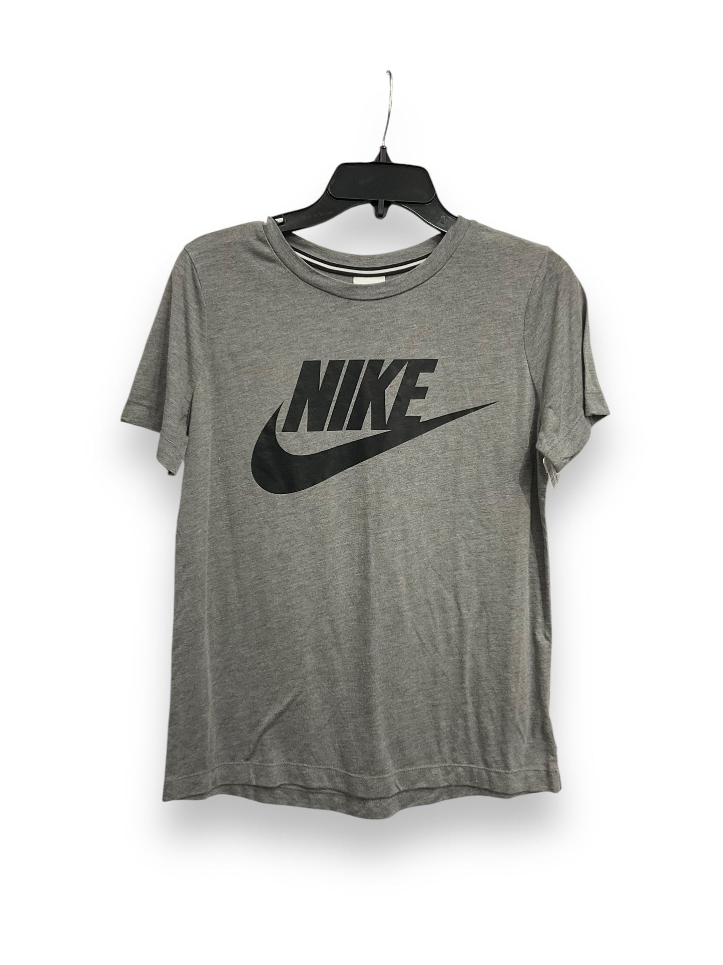 Athletic Top Short Sleeve By Nike Apparel In Grey, Size: Sp