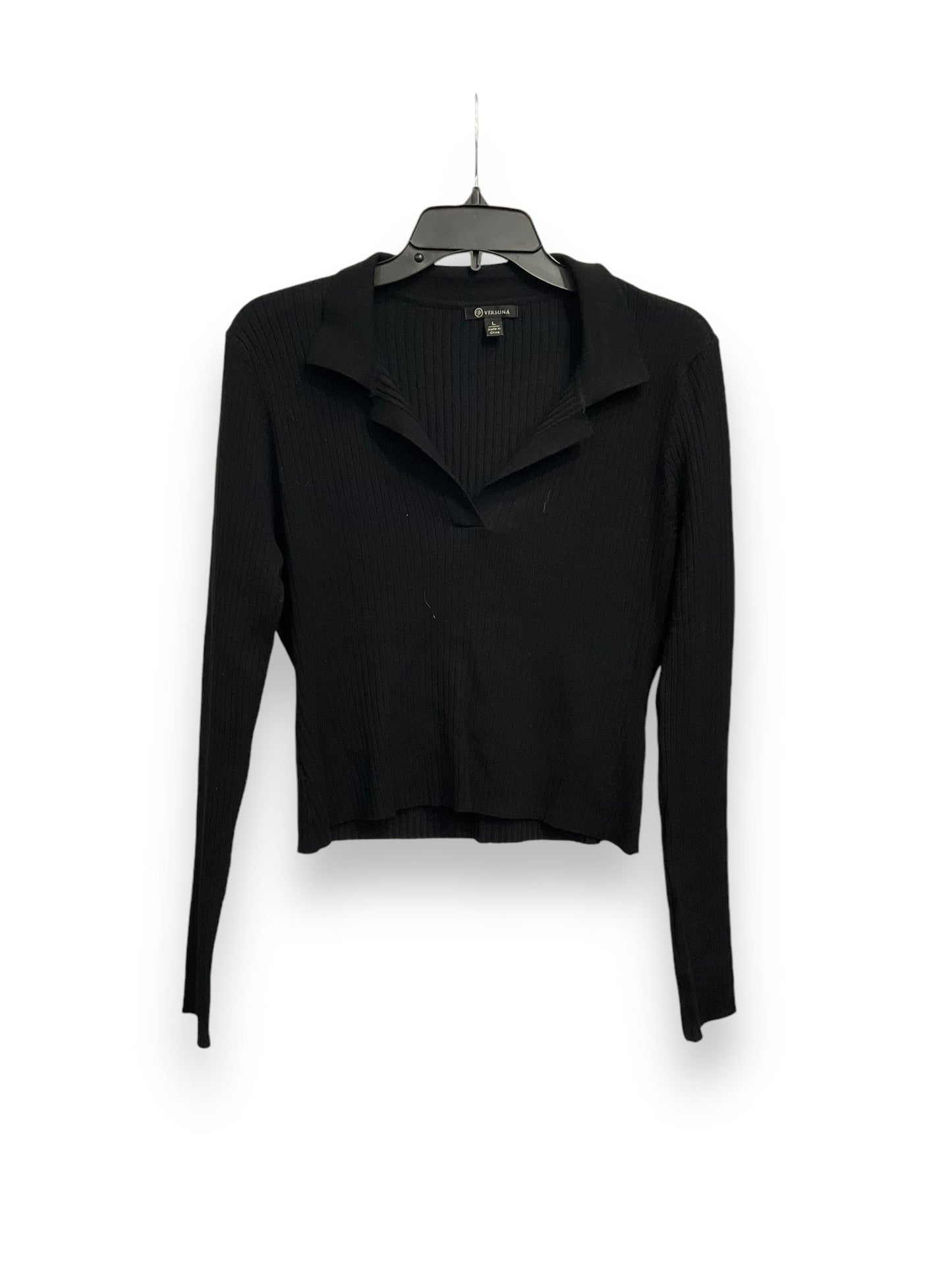 Sweater By Versona In Black, Size: L