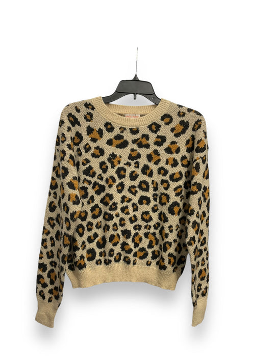 Sweater By Knox Rose In Animal Print, Size: S