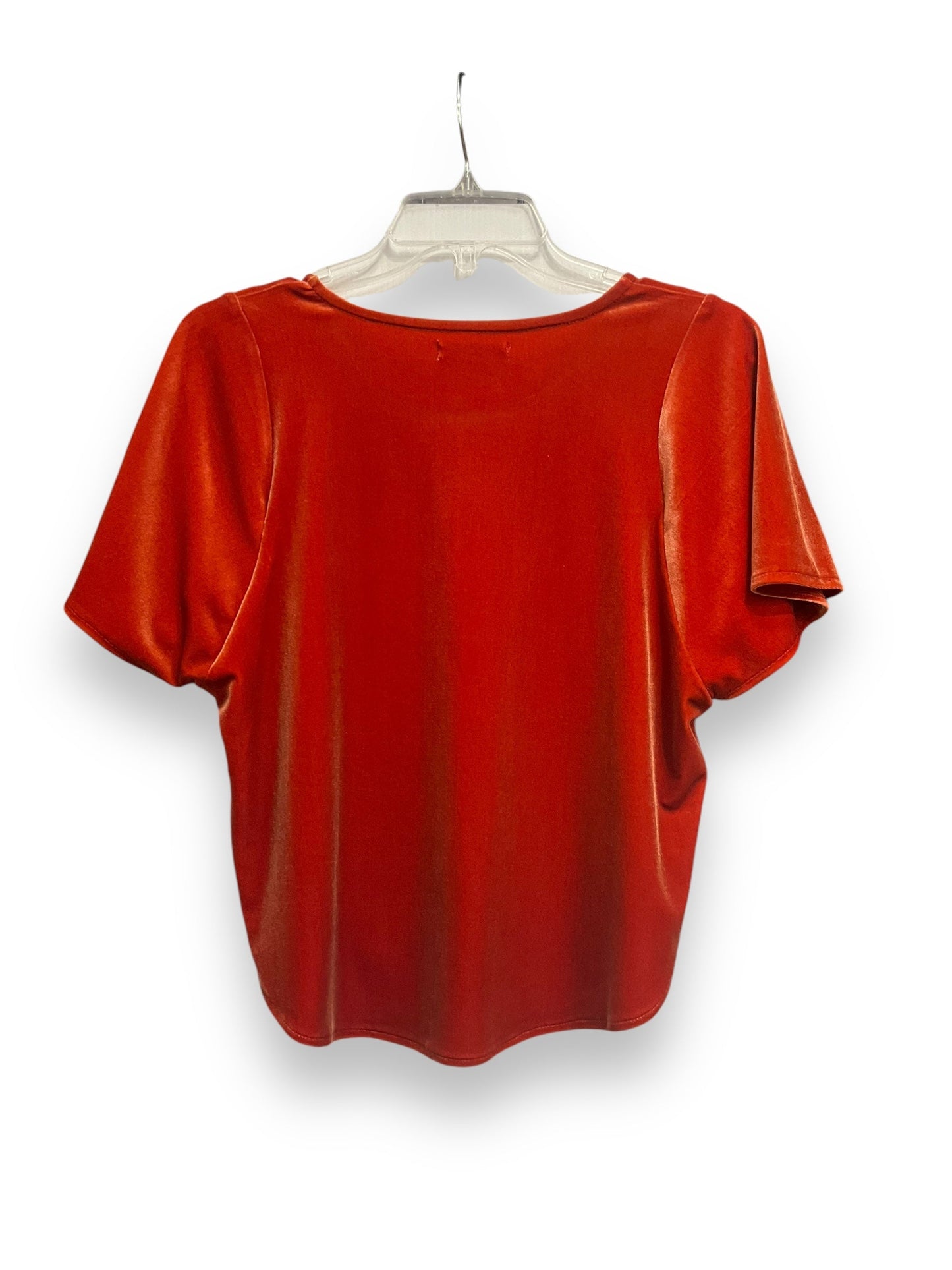 Top Short Sleeve By Madewell In Orange, Size: Xs