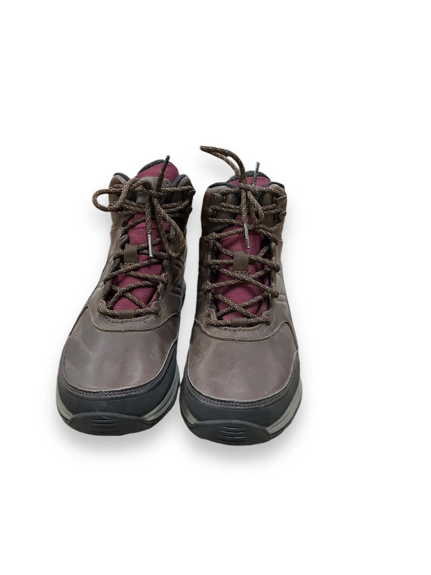 Boots Hiking By New Balance In Brown & Purple, Size: 6.5