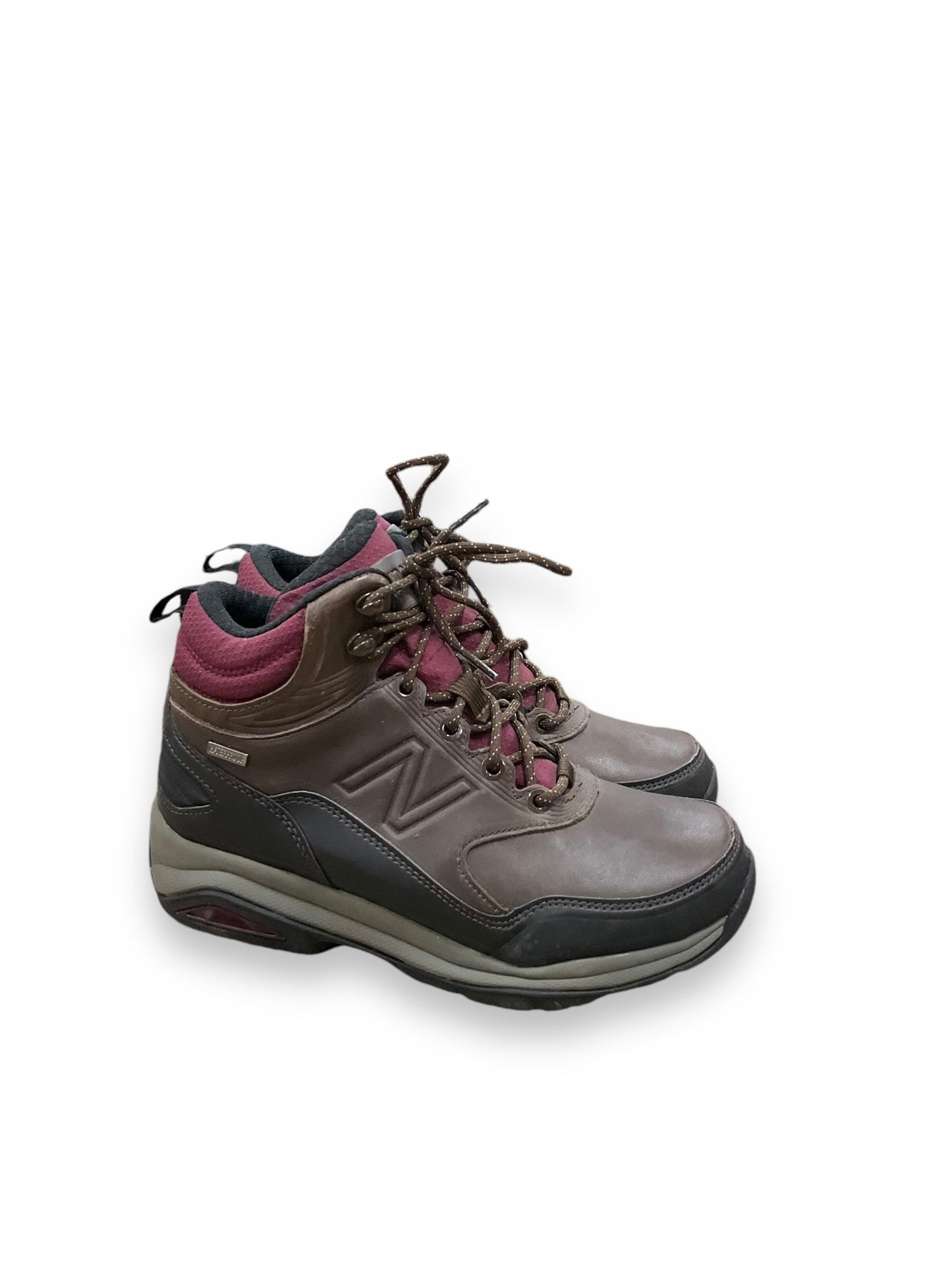 Boots Hiking By New Balance In Brown & Purple, Size: 6.5