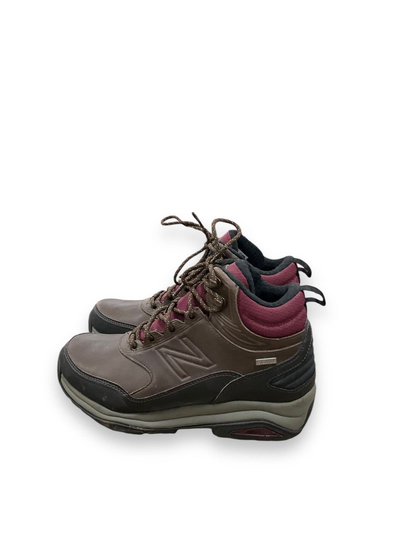 Boots Hiking By New Balance In Brown & Purple, Size: 6.5