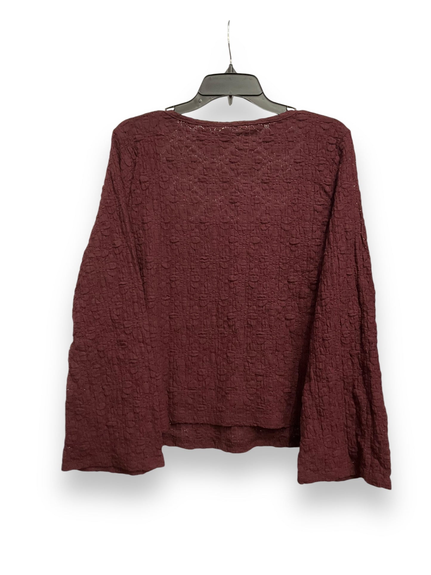 Top Long Sleeve By Old Navy In Maroon, Size: 2x