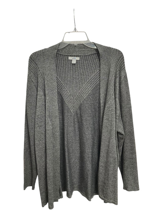 Cardigan By Croft And Barrow In Grey, Size: 1x