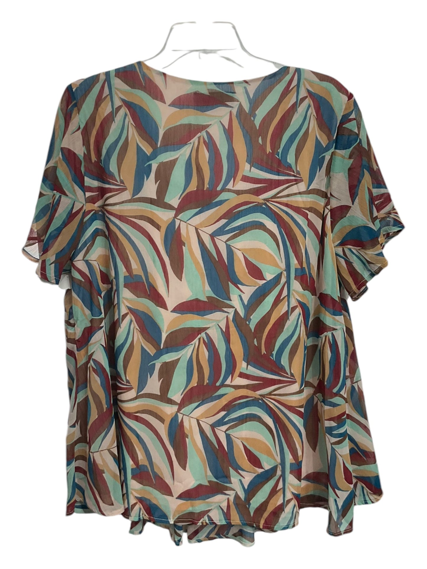 Top Sleeveless By Lane Bryant In Multi-colored, Size: 1x