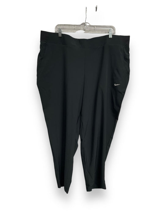 Athletic Pants By Nike Apparel In Black, Size: 2x