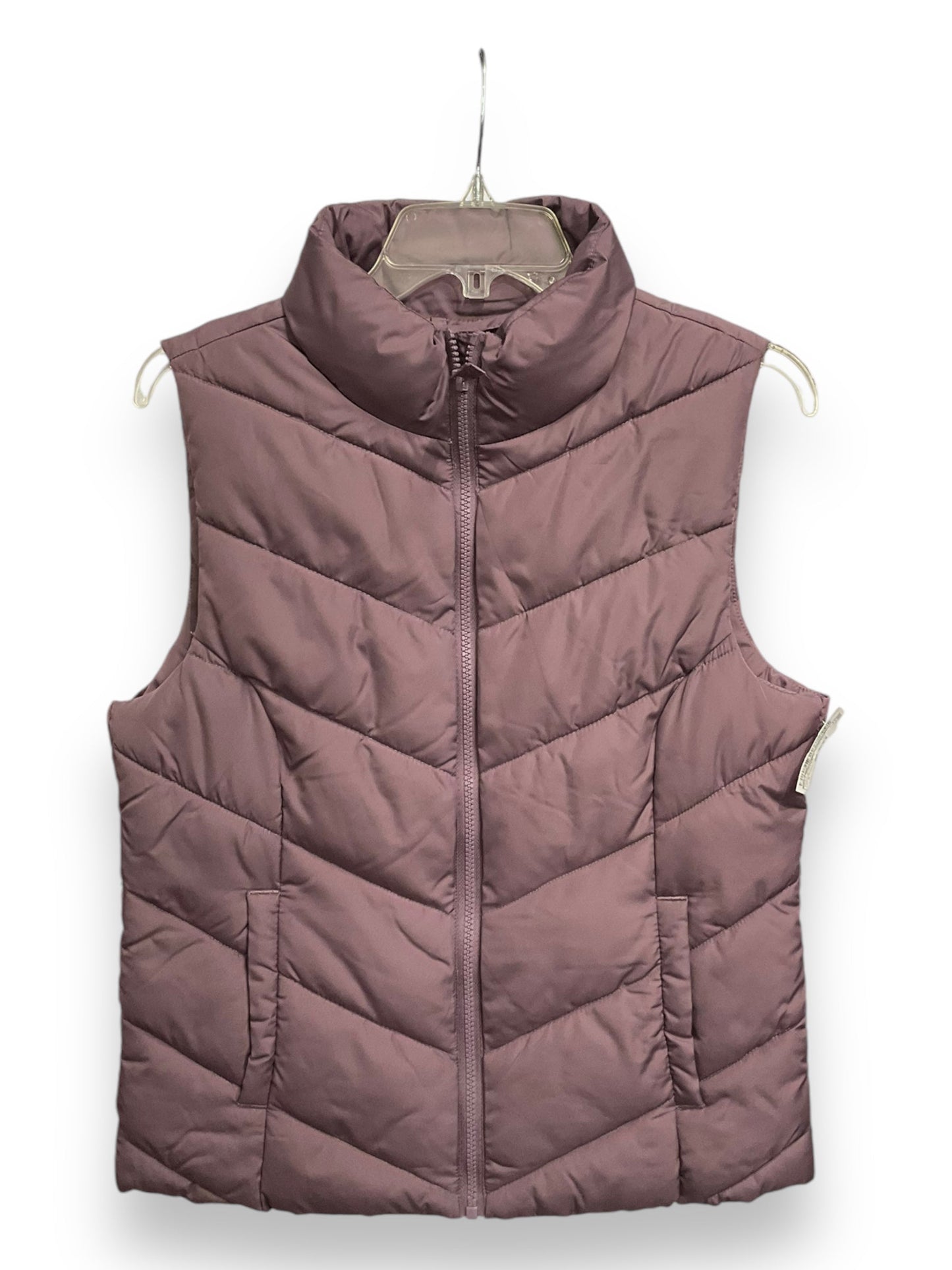 Vest Puffer & Quilted By Cole-haan In Purple, Size: S