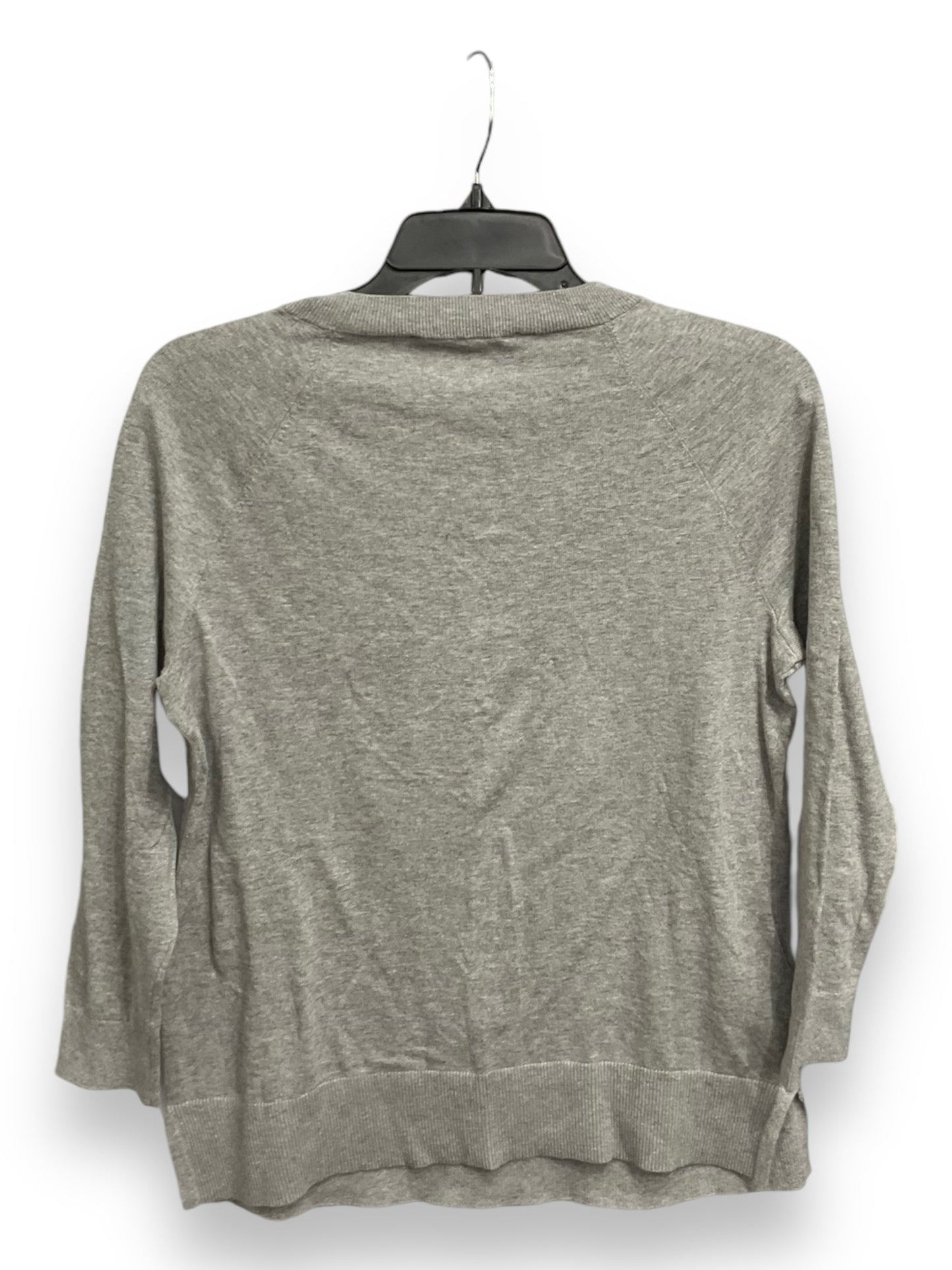 Top Long Sleeve By Loft In Grey, Size: S