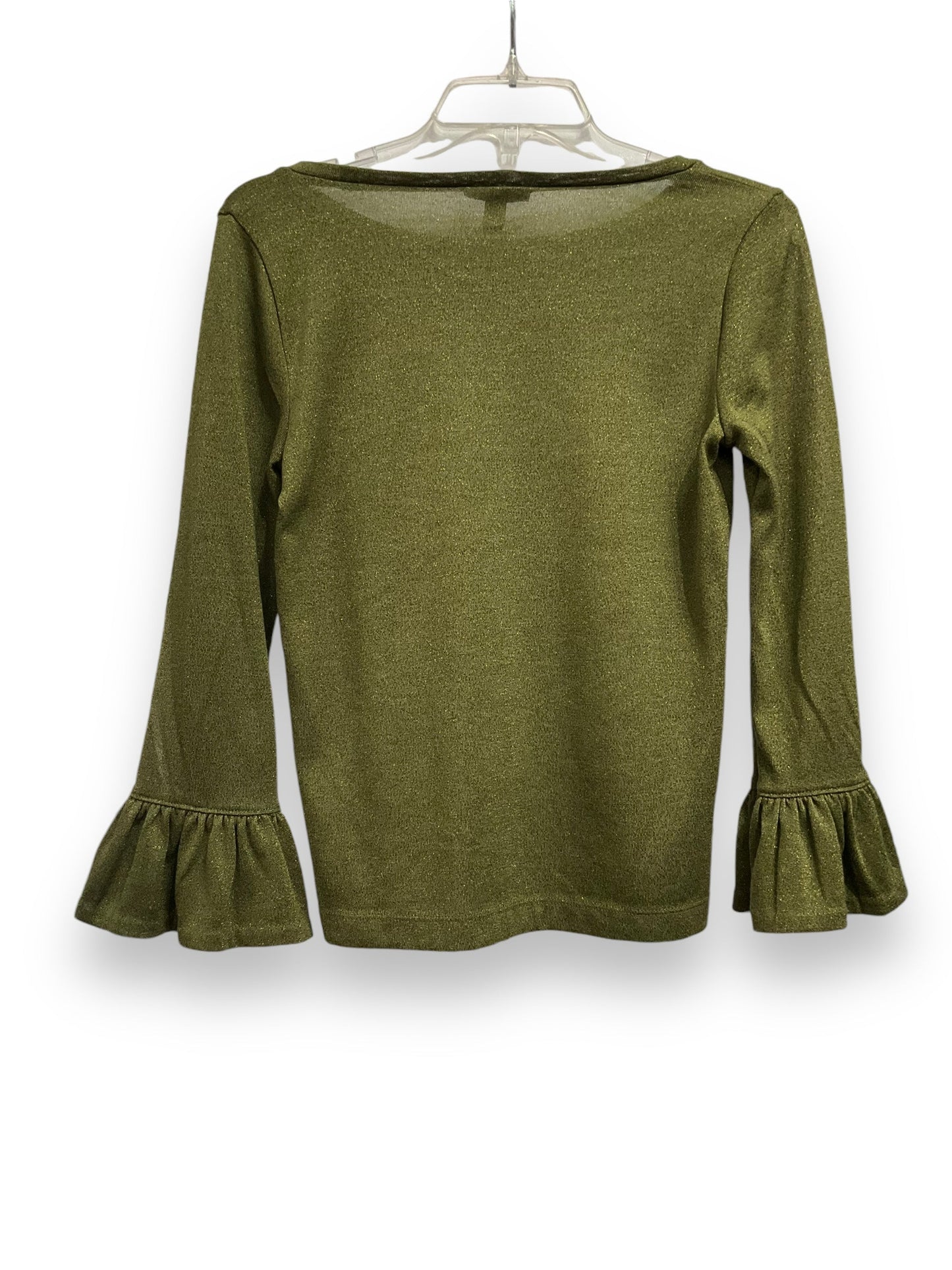 Top Long Sleeve By J. Crew In Green, Size: S