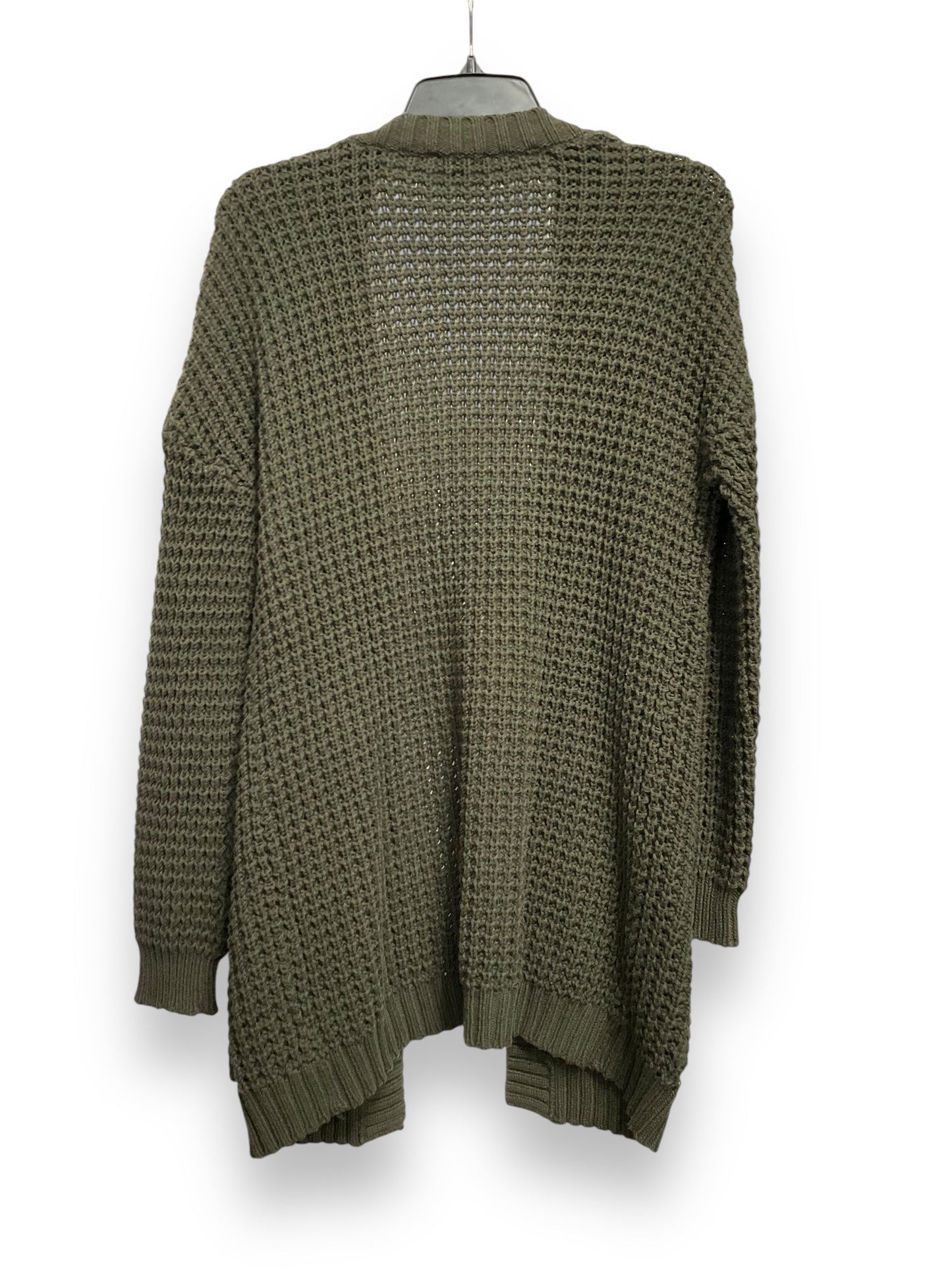 Cardigan By Express In Green, Size: L