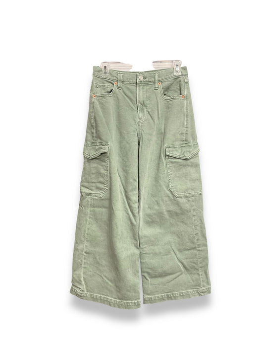 Jeans Wide Leg By Gap In Green, Size: 2