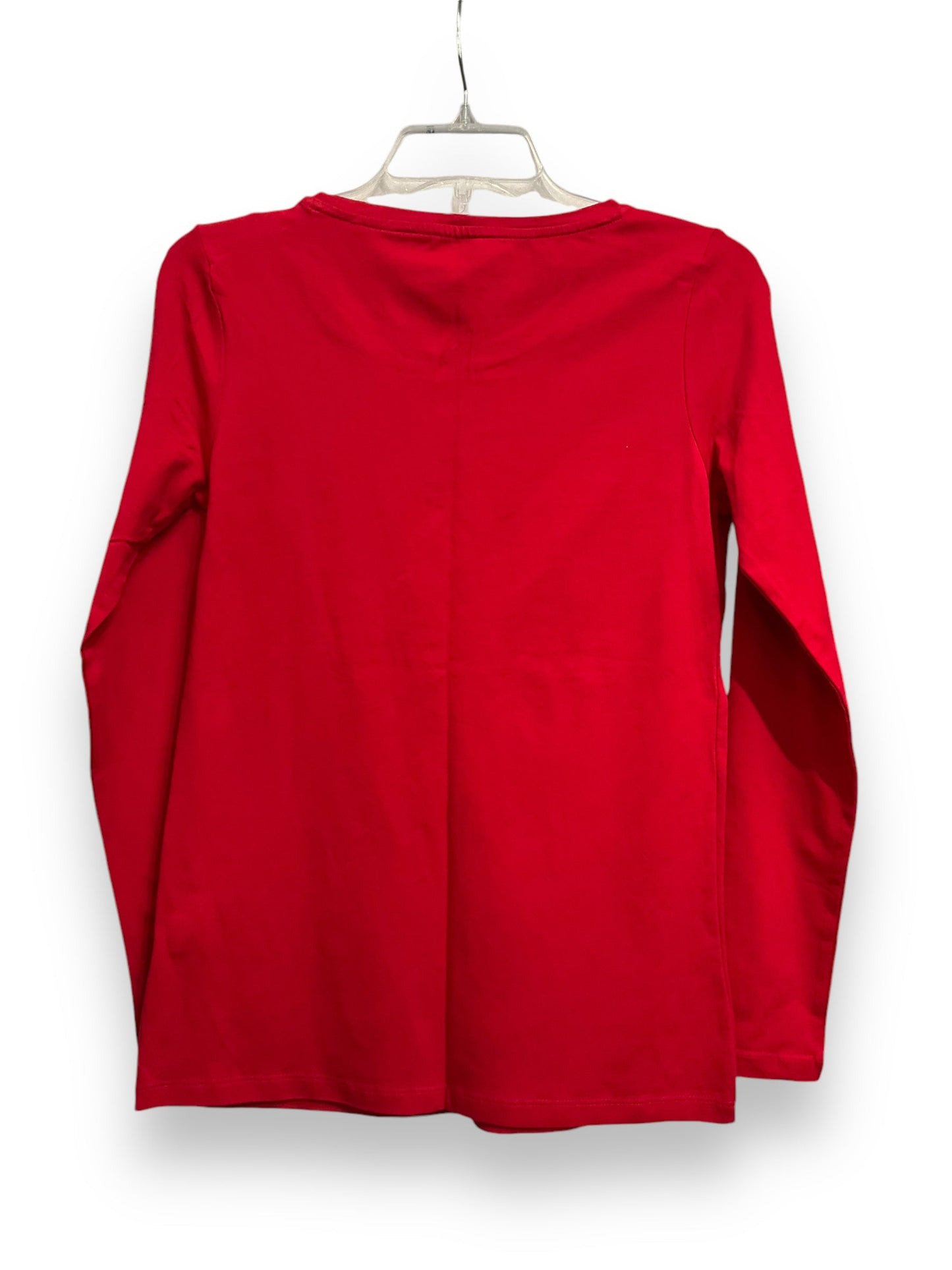 Top Long Sleeve Basic By Philosophy In Red, Size: S