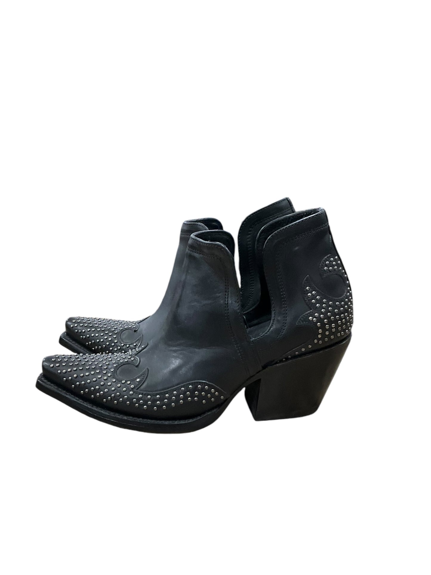 Boots Ankle Heels By Ariat In Black, Size: 8