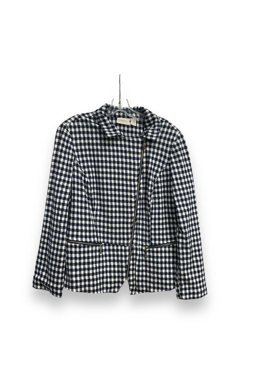 Jacket Other By Chicos In Checkered Pattern, Size: L