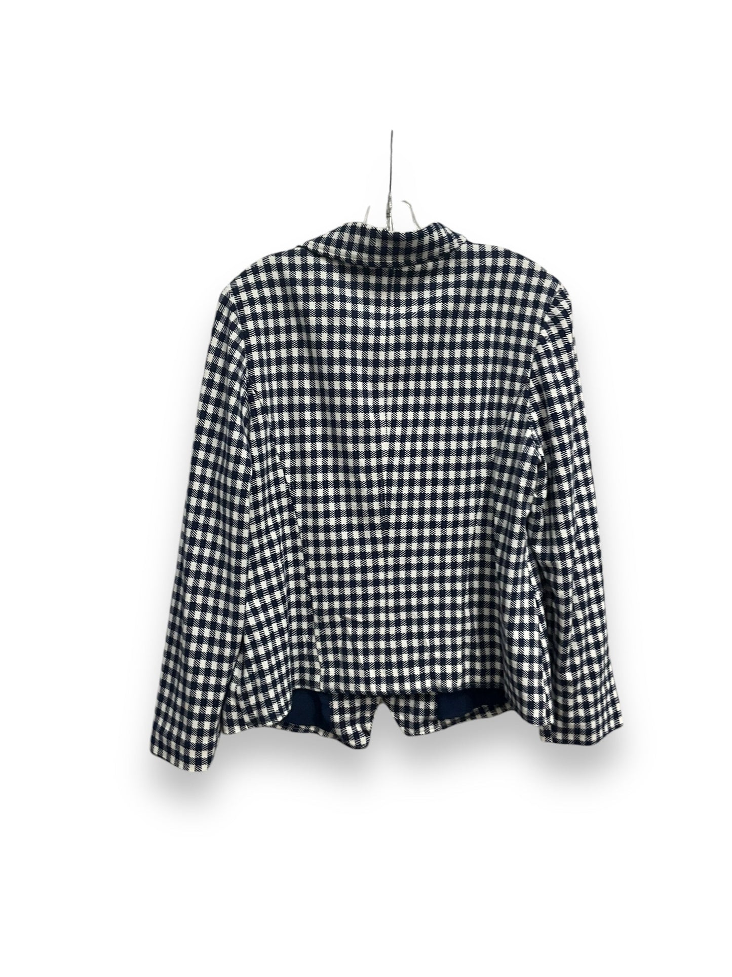 Jacket Other By Chicos In Checkered Pattern, Size: L