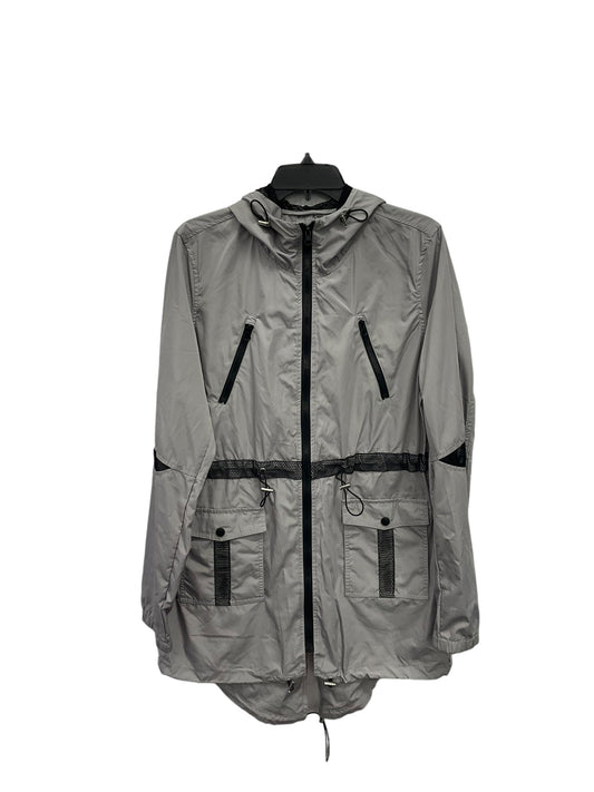 Grey Jacket Windbreaker Betsey Johnson, Size S
