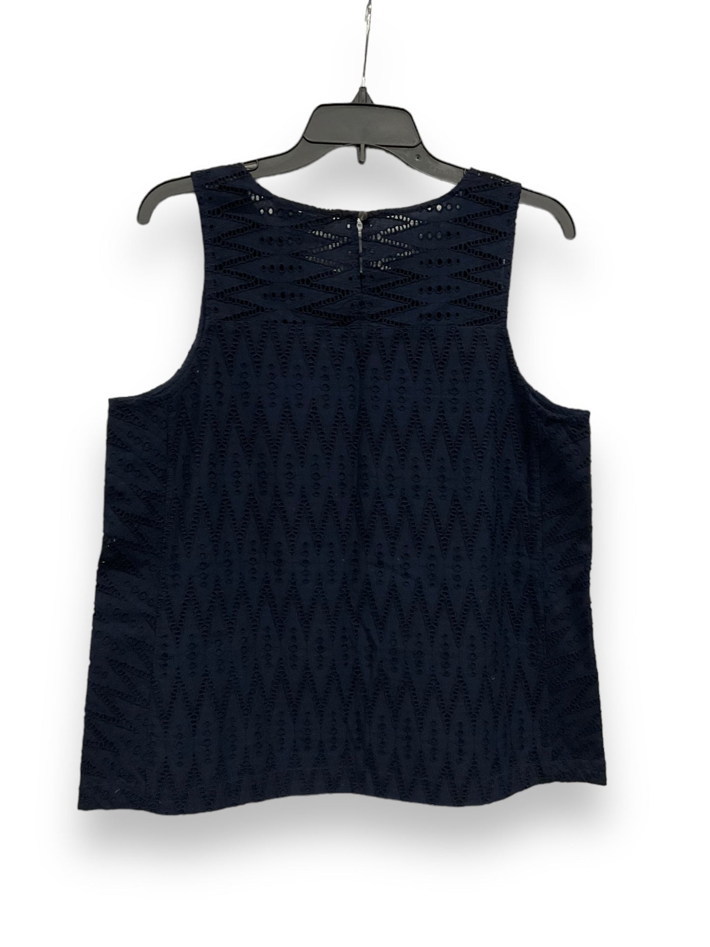 Navy Top Sleeveless J. Crew, Size M