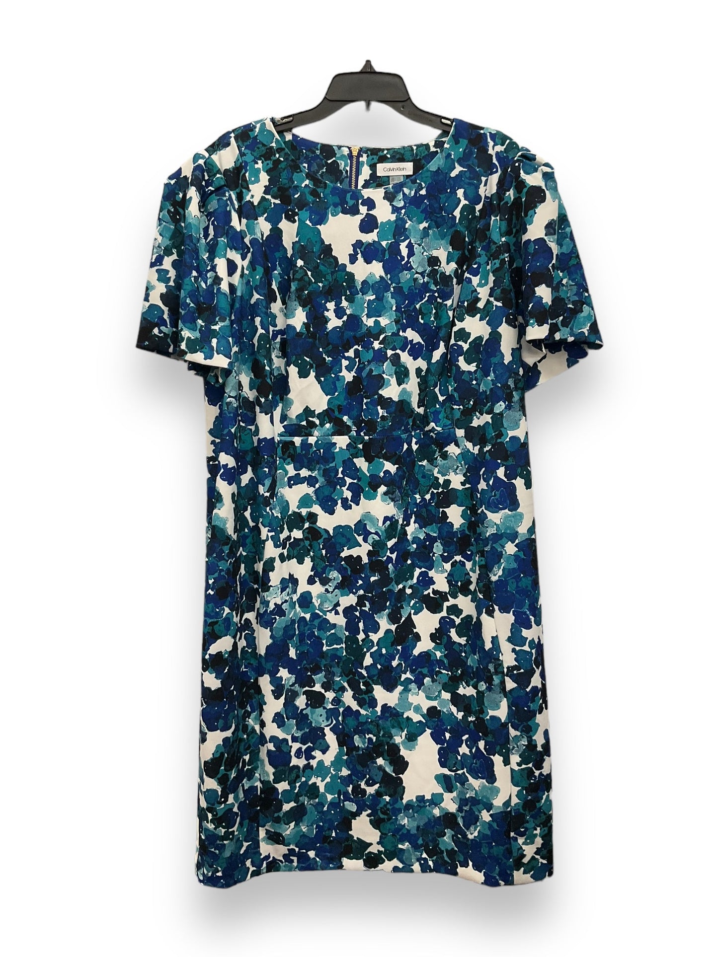 Floral Print Dress Casual Short Calvin Klein, Size 3x