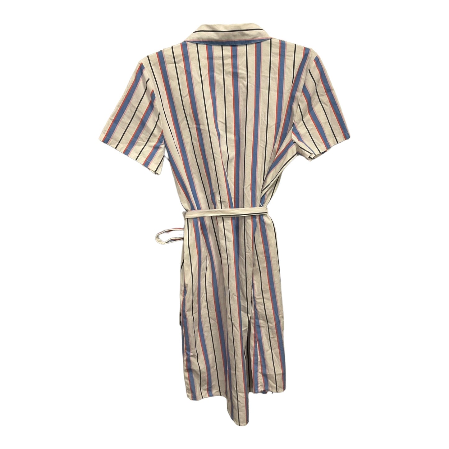 Dress Casual Midi By J. Crew In Striped Pattern, Size: M