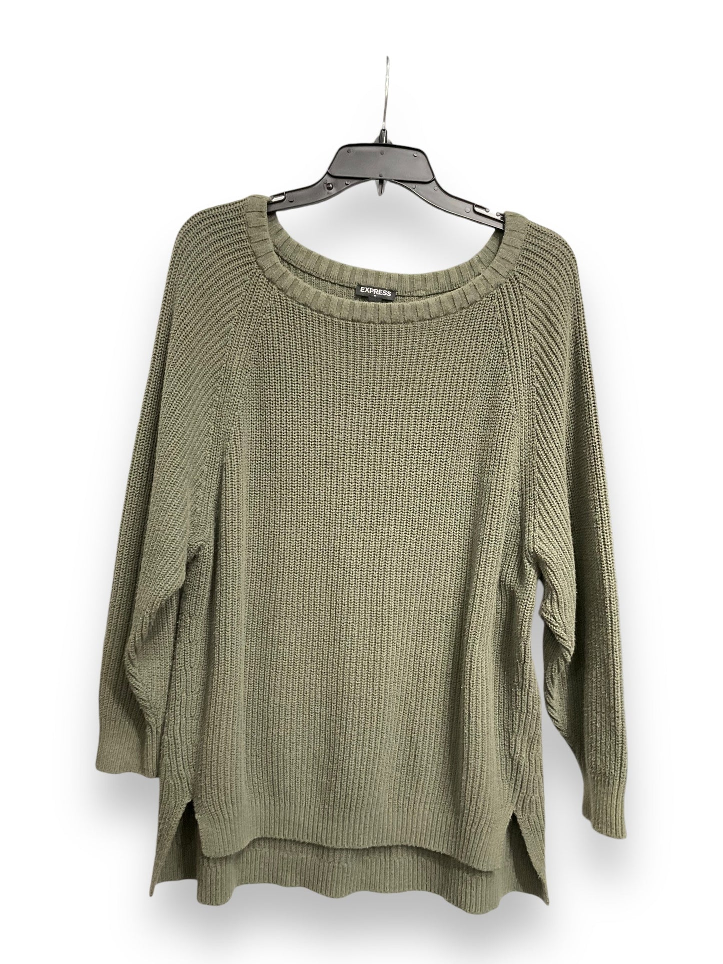 Sweater By Express In Green, Size: S