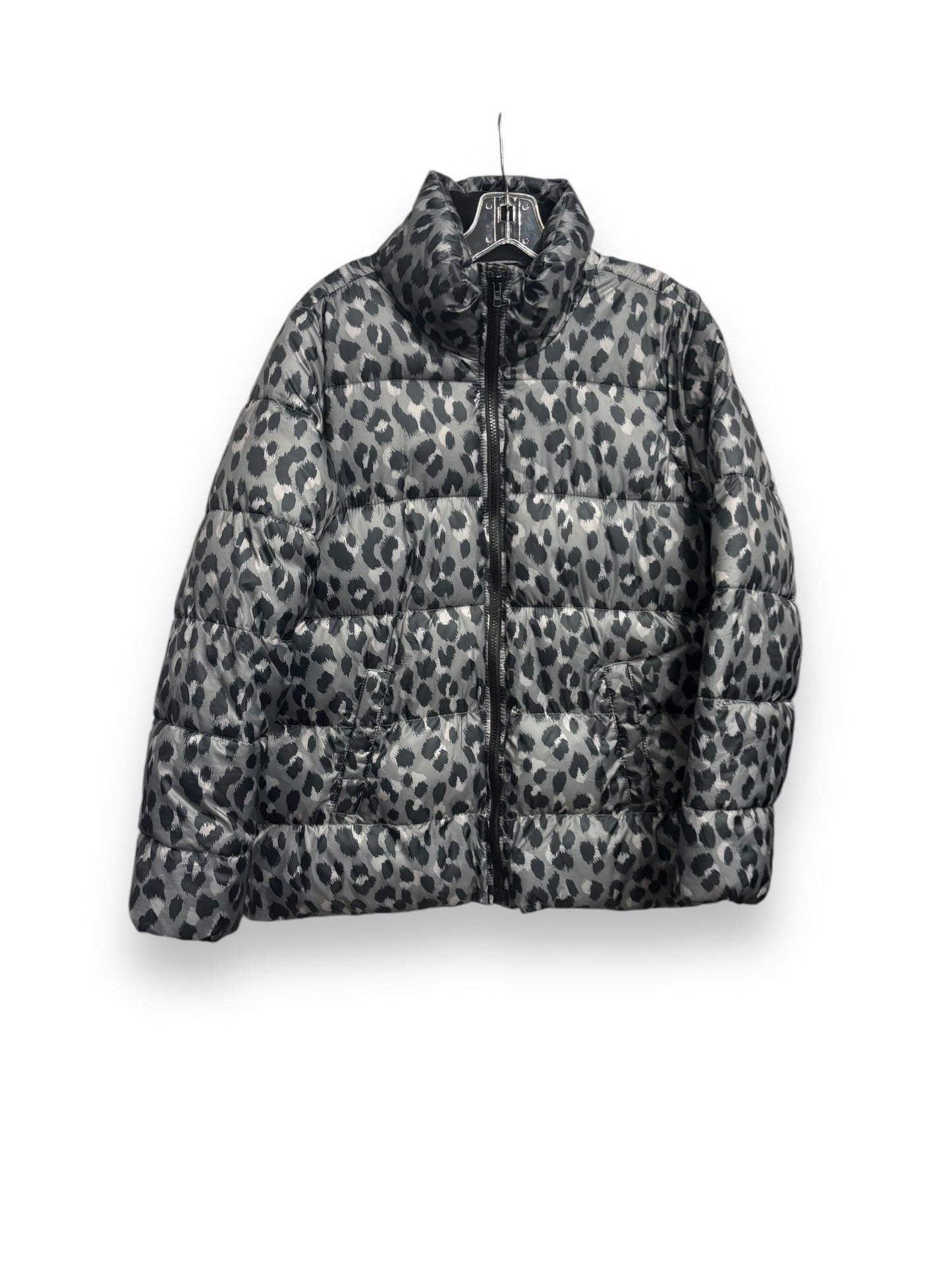 Jacket Puffer & Quilted By Old Navy In Grey, Size: M