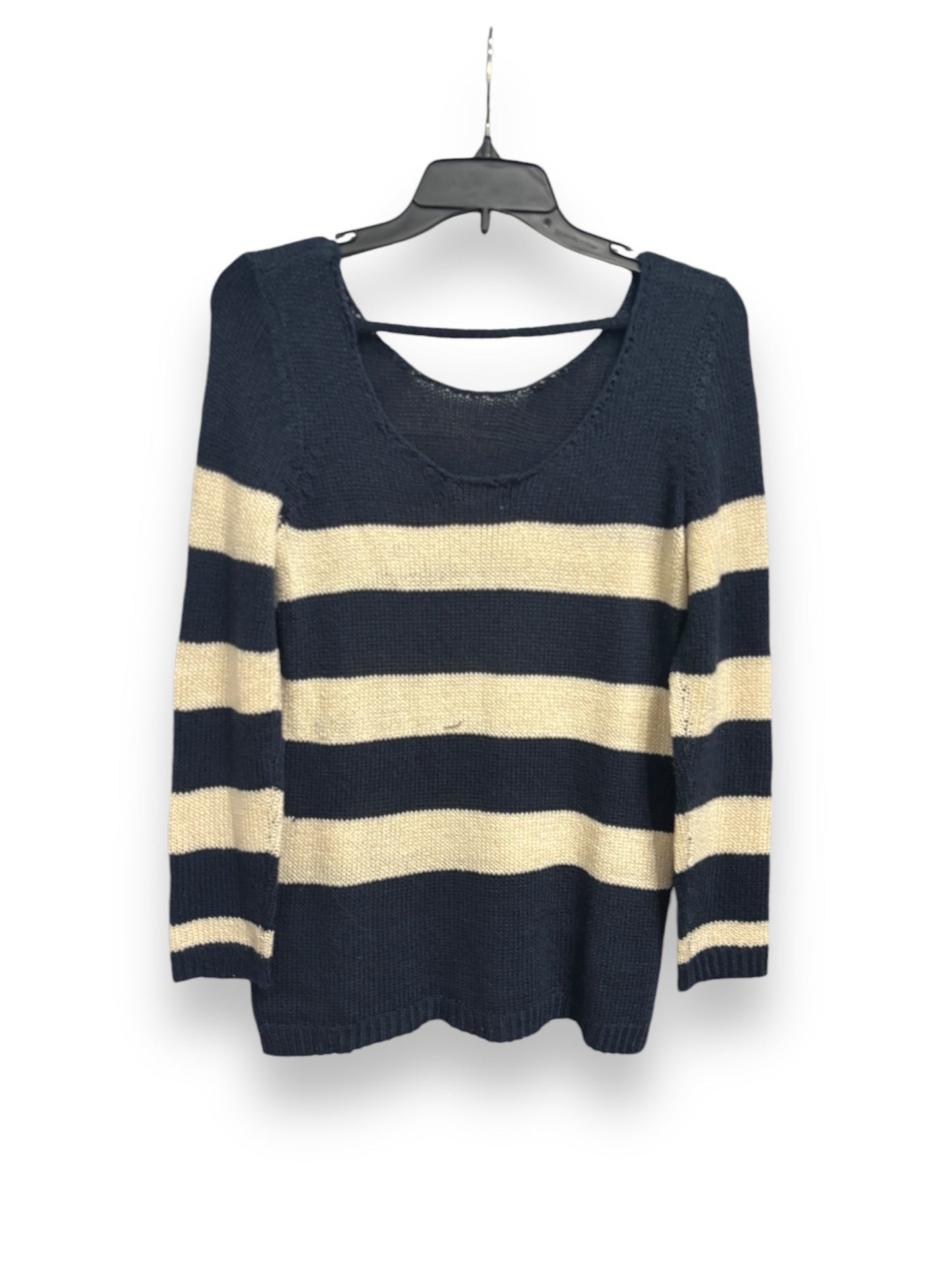 Sweater By Pink Rose In Striped Pattern, Size: M