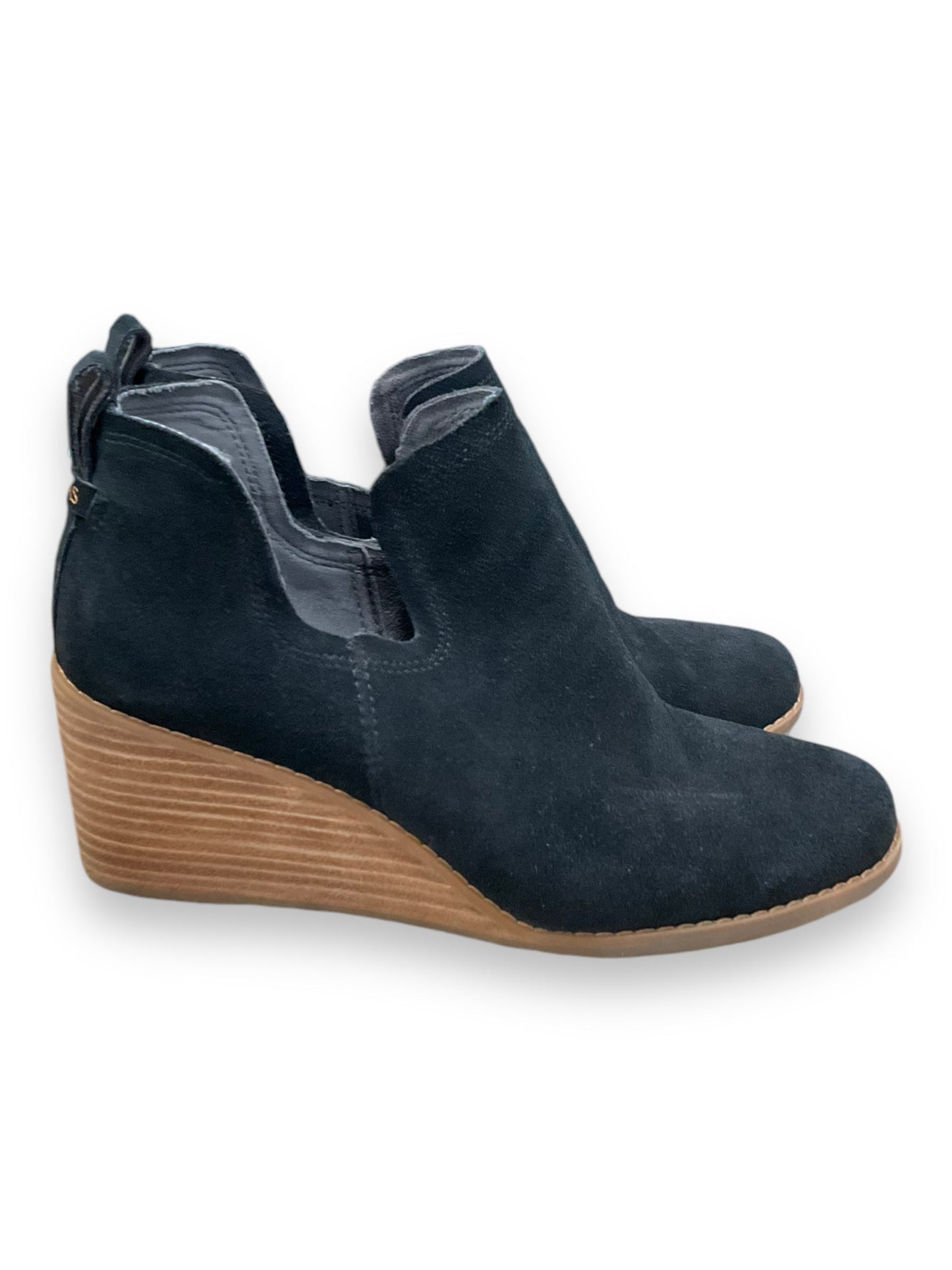 Boots Ankle Heels By Toms In Black, Size: 9