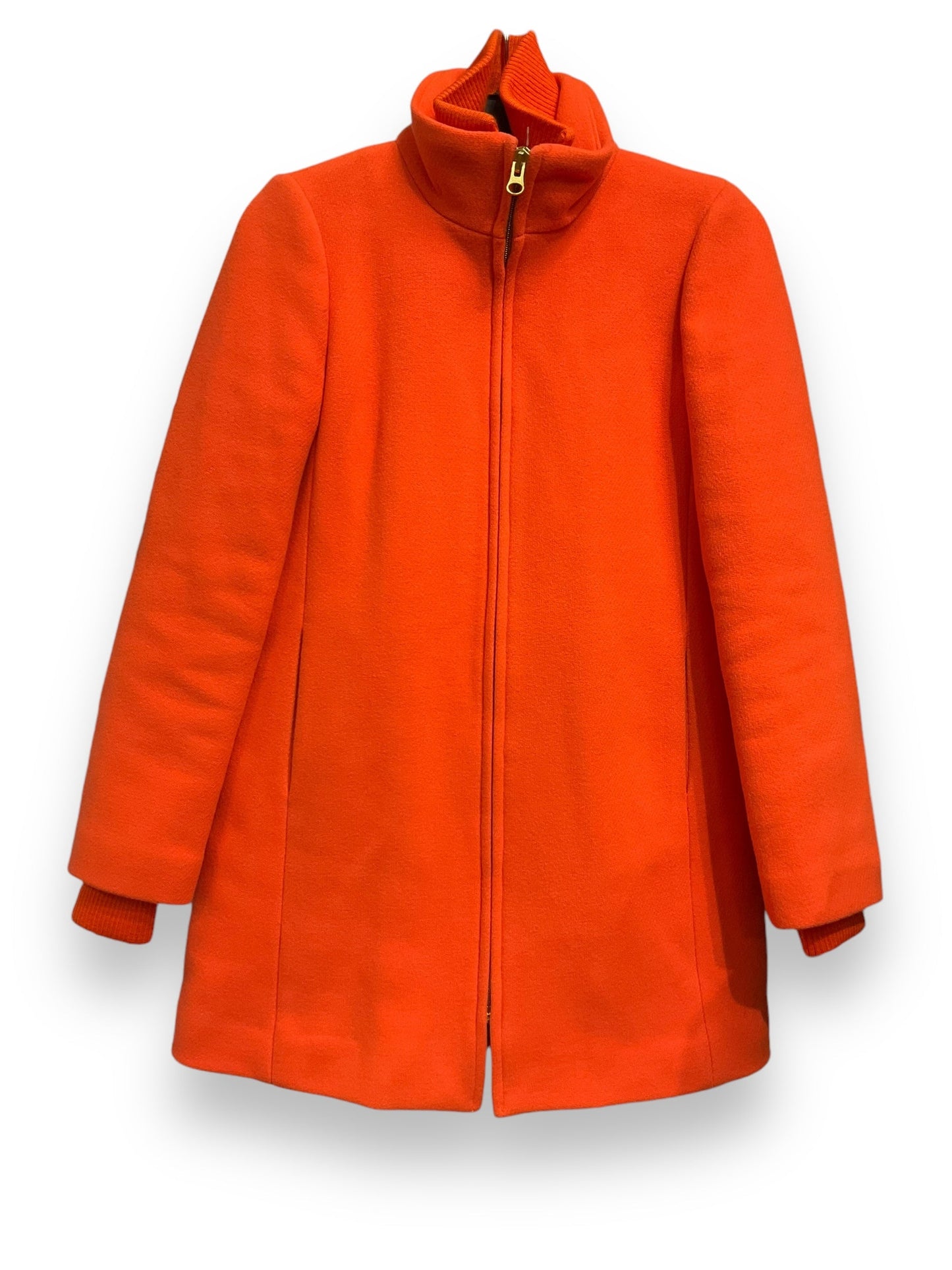 Coat Parka By J. Crew In Orange, Size: Xs